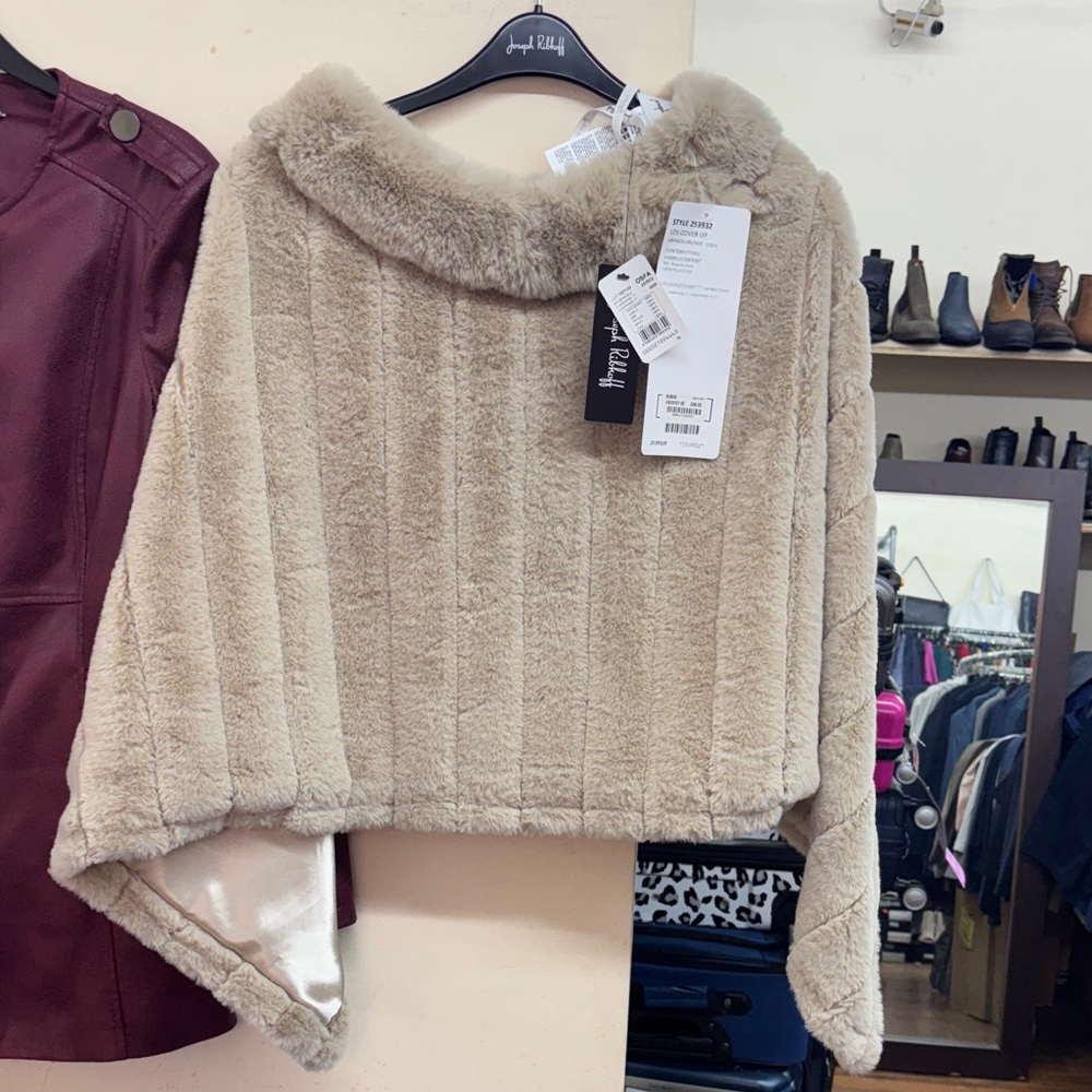 Joseph Ribkoff Soft Taupe Poncho